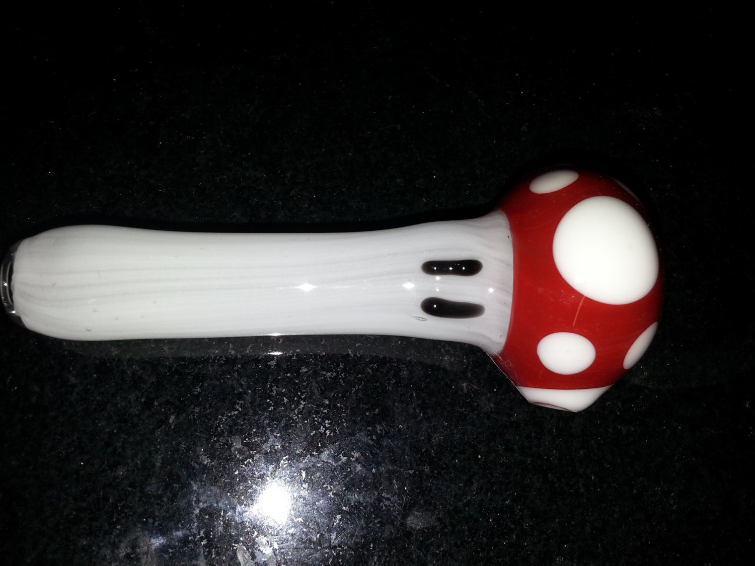 red 1up spoon pipe