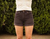 High Waisted Brown Corduroy Levi Shorts