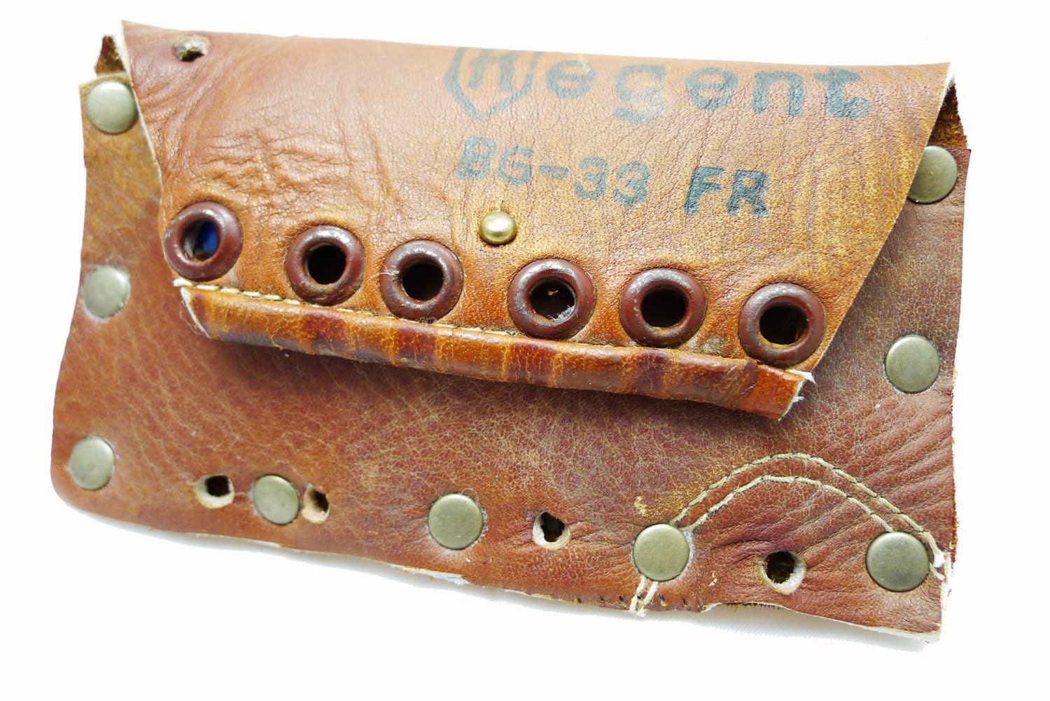 Vintage Baseball Glove Leather Wallet
