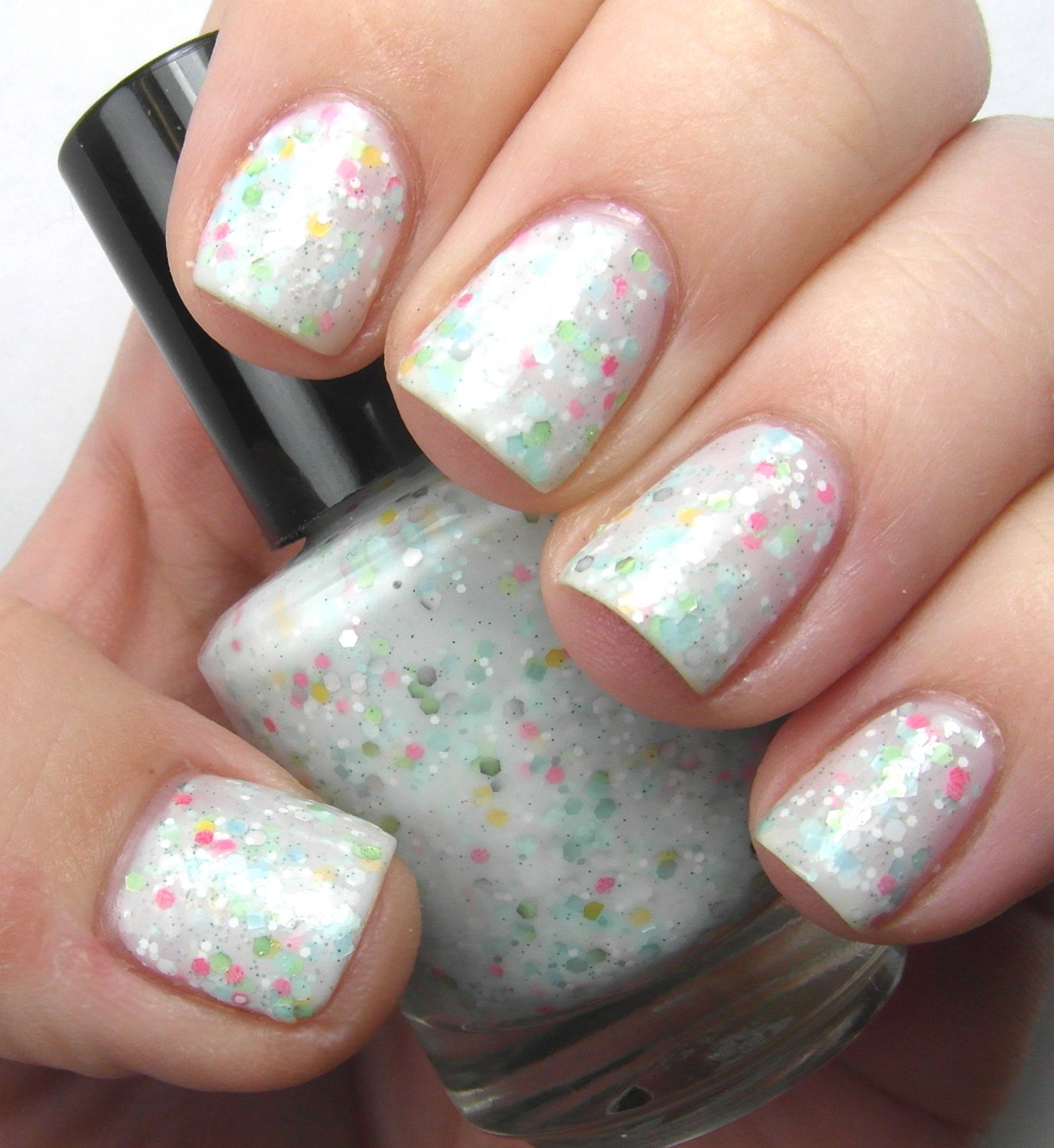 Springtime Spumoni Glitter Nail Polish