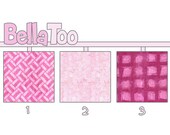 Changing Pad Cover - Pink Grid Circles Boxes - Laura Gunn - Custom Made By BellaToo