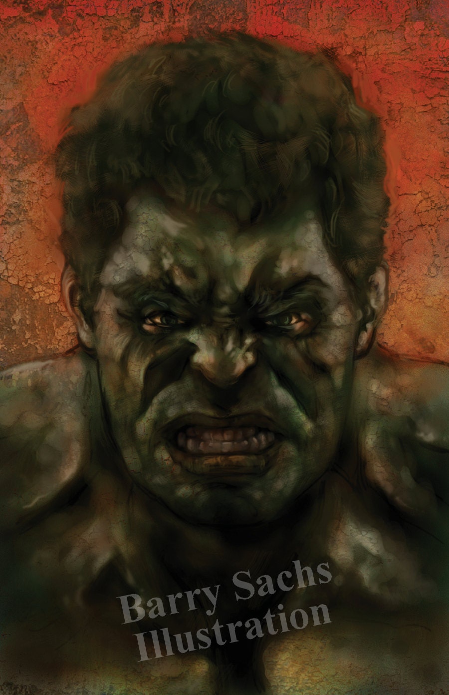 Hulk Avengers Art Print 11x17