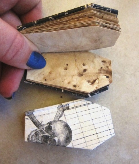Mini Book - Miniature Coffin Book Journal