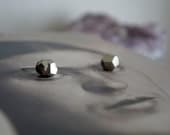 Pyrite Mini Pyritohedron Earrings Studs