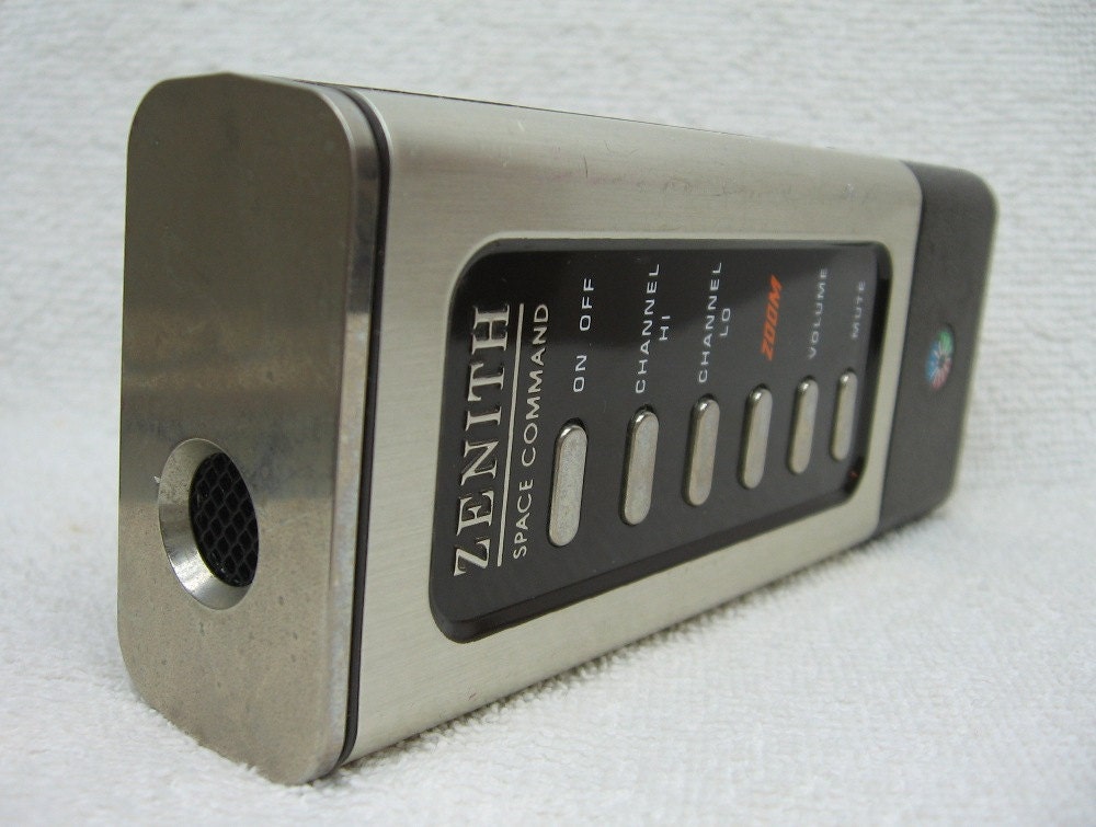 zenith space command tv remote control vintage by