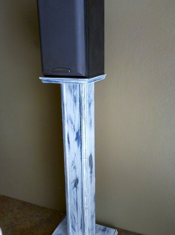 Rustic Chic Surround Sound Speaker Stands