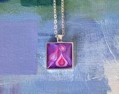 Lauren's Purple Drops Pendant