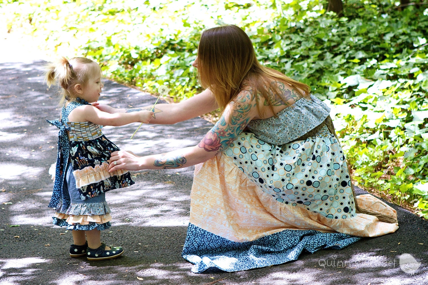 Indian Summer Cora Maxi dress for Mommy