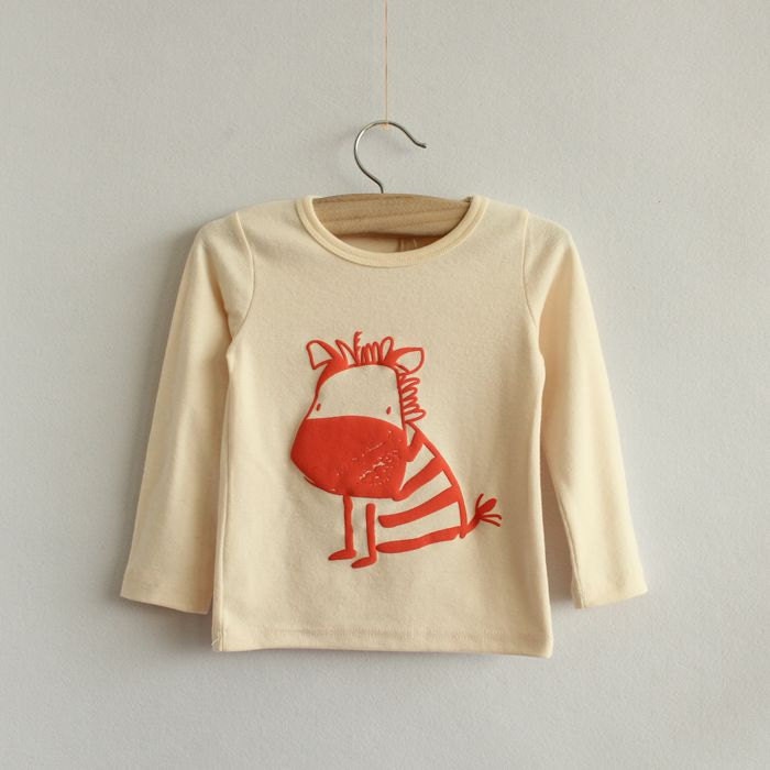 12m,18m,24m,2T,3T,4T,5T baby girl dress toddler boy zebra spring top t shirt bottoming shirt white 100% cotton