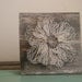 12"x12" Floral Anemone Reclaimed Wood String Art Wall Decor