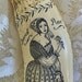 Unique Vintage Museum Quality Ivoryite, Micarta Scrimshaw Whales Tooth, Artist Done Rendition