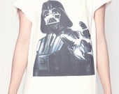 Darth Vader STAR WARS T Shirt Dark Side Women Short Sleeve T Shirts White Tee Shirts Men Shirts Women Unisex T-Shirt Size M L XL
