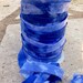 10 Yards Tie Dye FOE - Fold Over Elastic- Royal Blue - DIY Headbands and Hair Ties