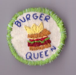 Burger Queen Badge