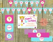 Flips Birthday Collection - Gymnastic Pink Purple Blue Orange Il_170x135