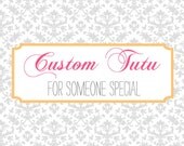Design Your Own Ribbon Edge Trim Tulle Tutu-You choose ONE color of Tulle & ONE color Ribbon to Make Your Own Custom Tutu-size 12 months-4T
