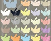 40% OFF bunny rabbit clipart for scrapbooking, commercial use, vector graphics, digital clip art, digital images - PGCLPK509 Il_170x135