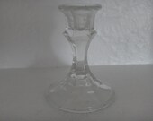 Vintage Small Glass Candle Holder