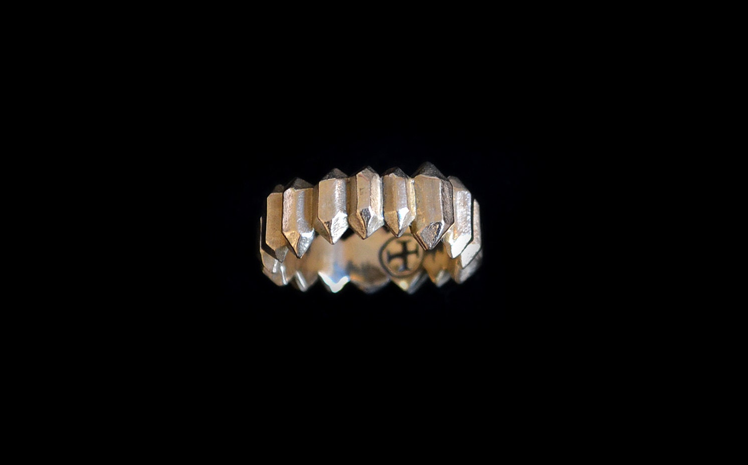 Thick Crystal Ring