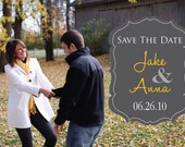 Simple and Classy Save The Date Wedding Invitation, 5x7 Printable
