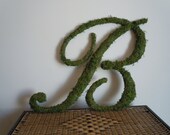 Large Script Moss Letters