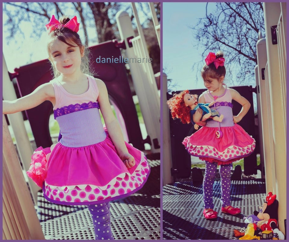 Disney Jr's Doc Mcstuffin's Inspired Girls Dress Up Apron