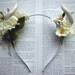 Spring Forest Nymph headband with Antlers