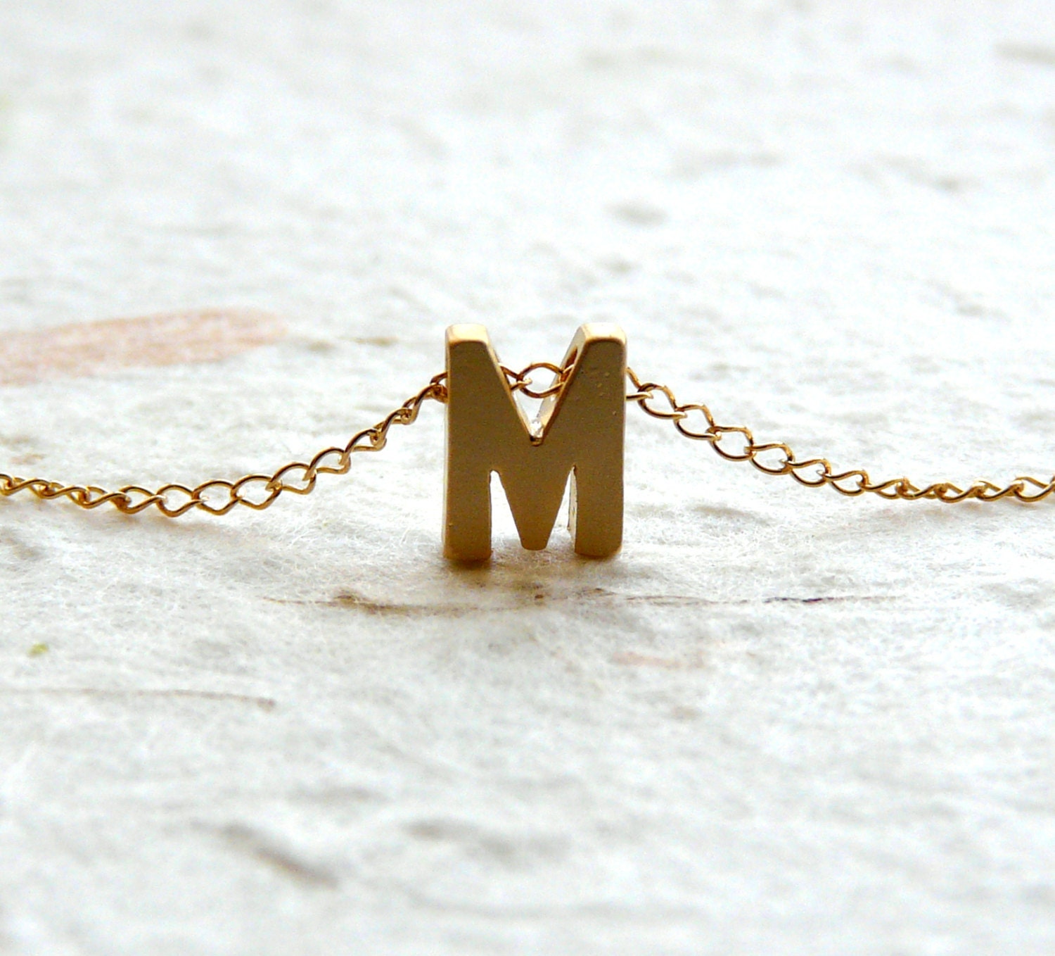Initial necklace, Letter necklace, Delicate necklace, Simple Tiny necklace, Bridsemaid necklace, Minimalist
