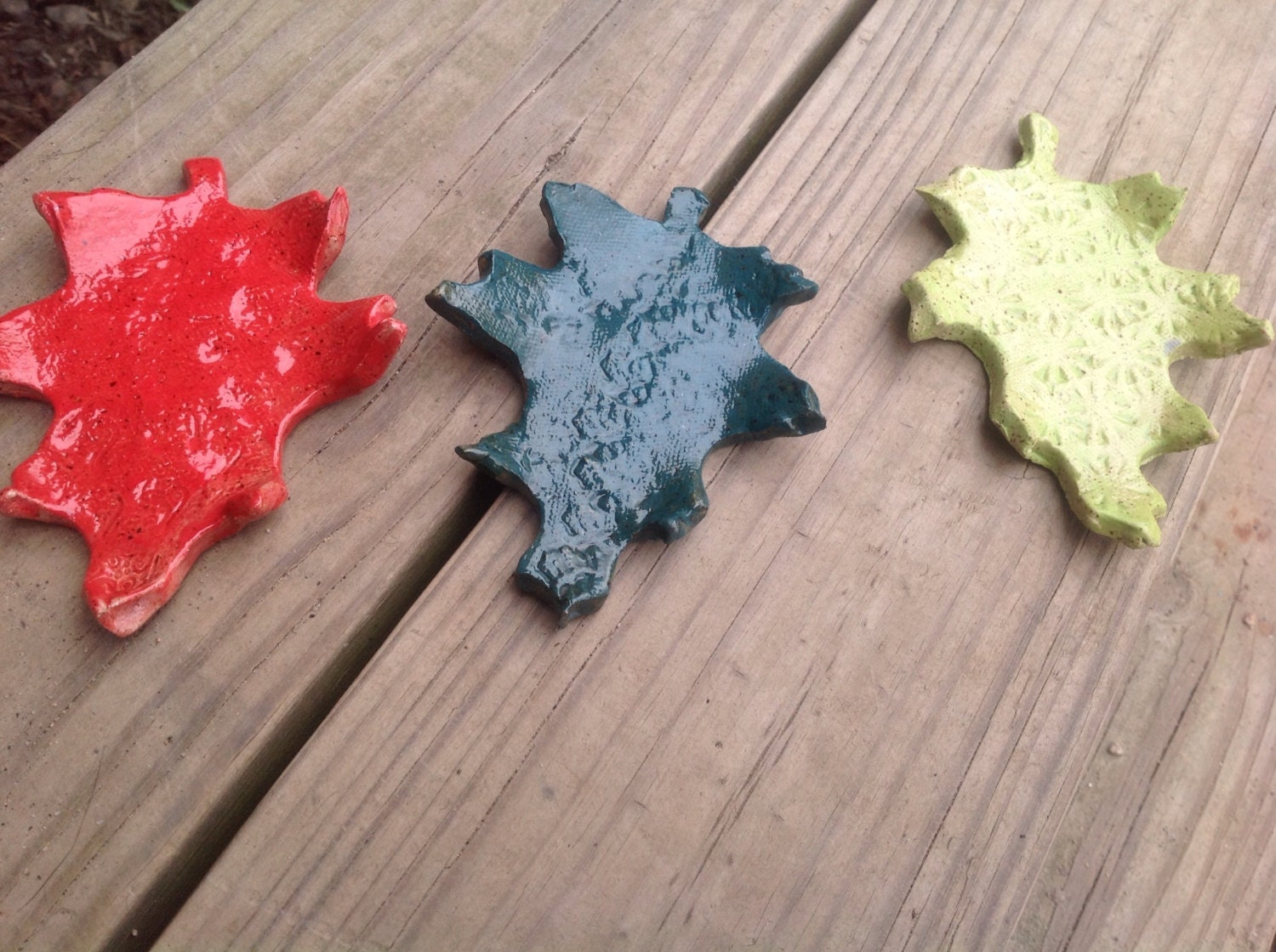Leaf Trinket Ring Dish Tray Made To Order