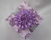 Wedding favor gift box - Wedding place card holder - gift box - handmade - paper - wedding - lavender - purple