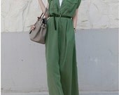 woman/women's Army green  dress Skirt Stripe dress silk Chiffon sundress dress/long dress/skirt / frock/maxi dress/cotton skirt/Dess