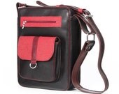 Leather Bag -Large Suede Leather Bag- Messenger Bag - Schoulderbag - Cross body Bag - Laptop Bag - Unisex