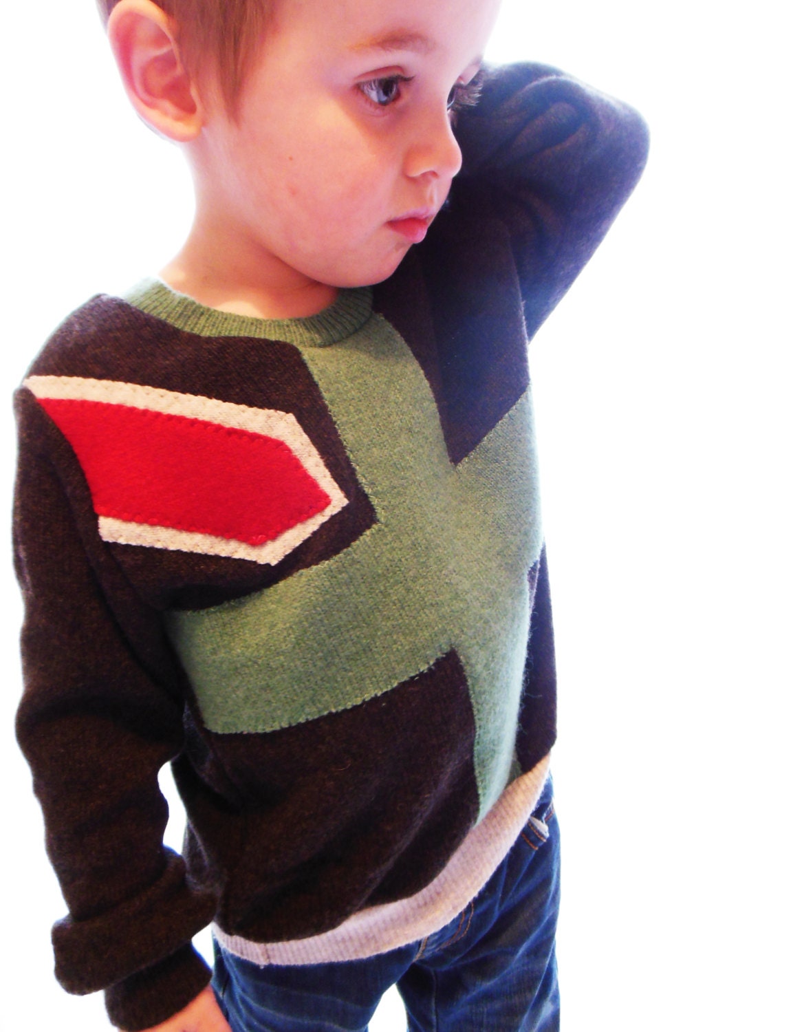 boys jumpers/ girls jumpers / toddlers union jack lambswool jumper sizes 1 -2 years / 3 - 4 years / 5 - 6 years