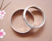 Engrave any message in Sterling Sliver .925  5mm band, best friends, love forever,  couple ring engagement, wedding rings