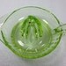 Vintage Green Depression Glass Juice Reamer