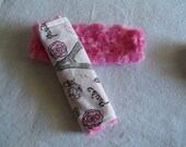 Paris & Minky Swirl Car Seat Strap Covers