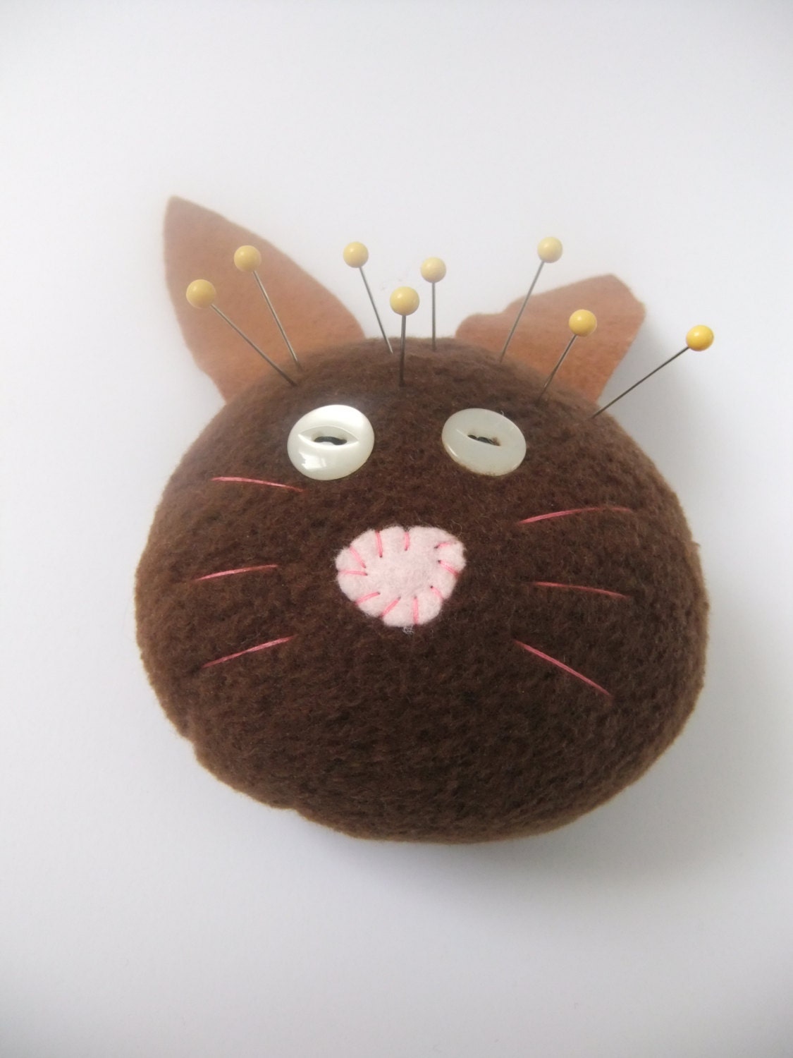 Rabbit Pin Cushion / Animal Pincushion