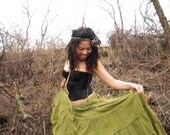 Hippie headband/Boho lovers/Crochet flower Purple-Green/Pixie-Fairy-Festival beauty