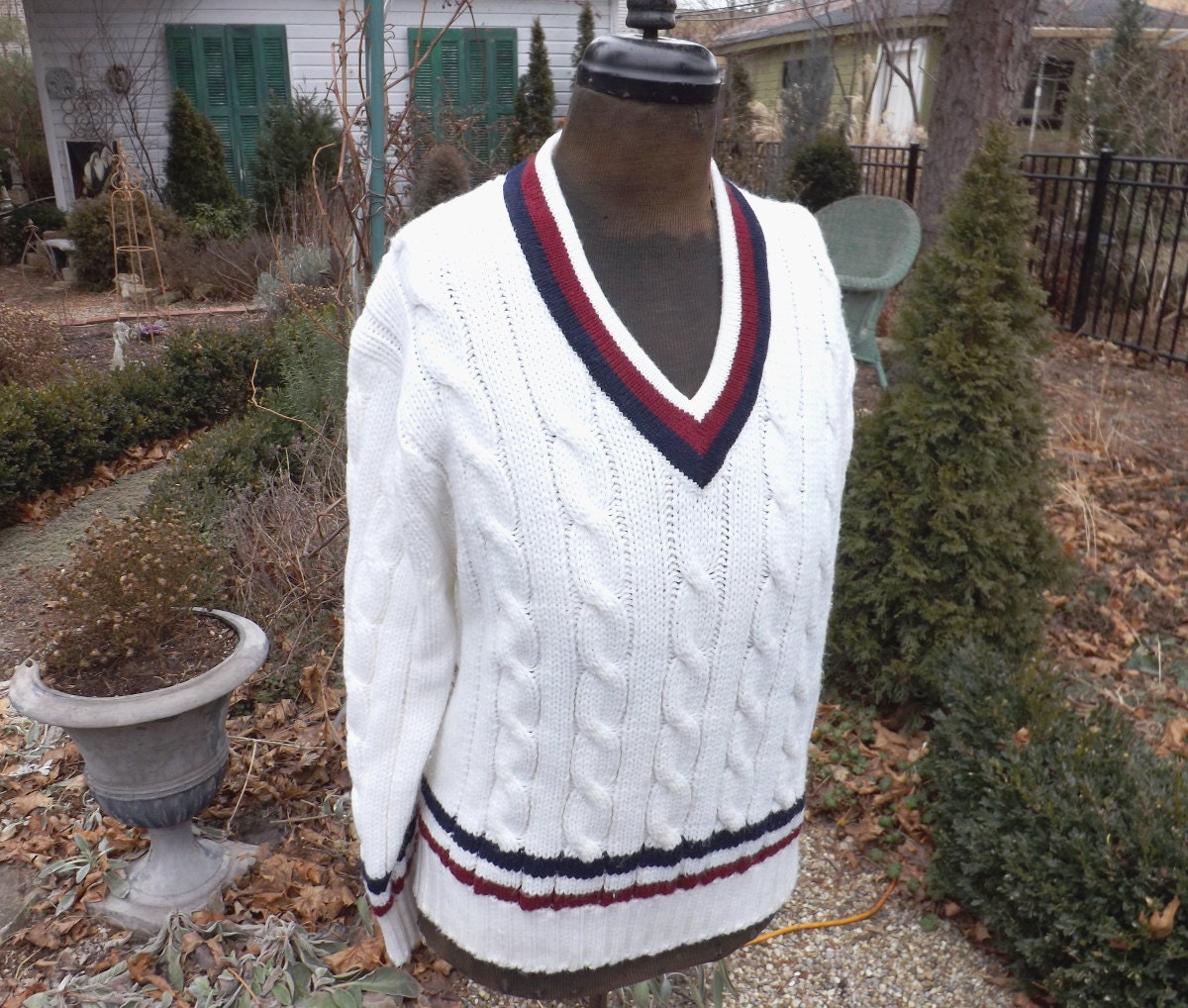 Vintage Tennis Sweater 121
