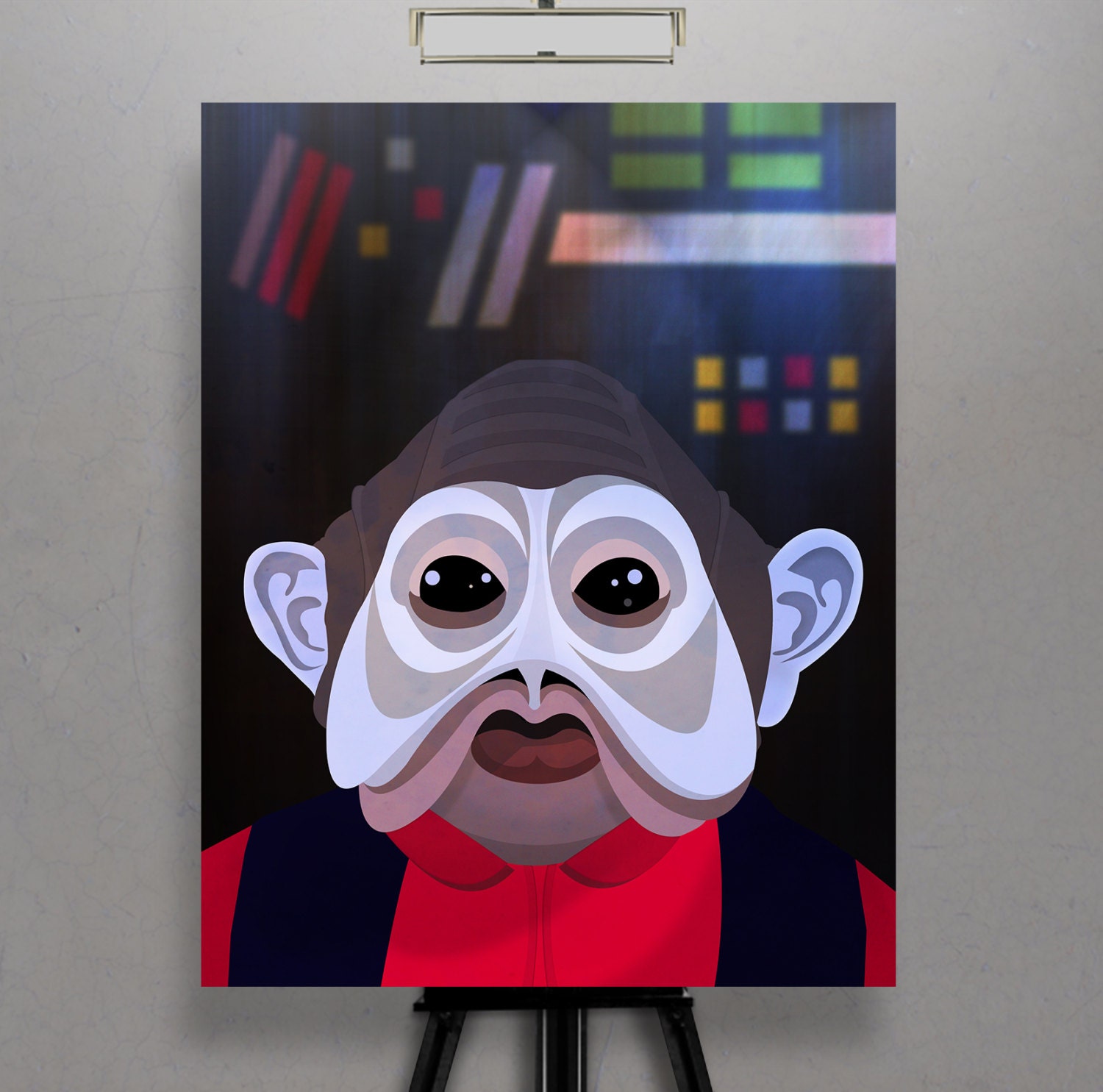 Star Wars Inspired "Nien Nunb" 11X14 Star Wars Poster Herofied