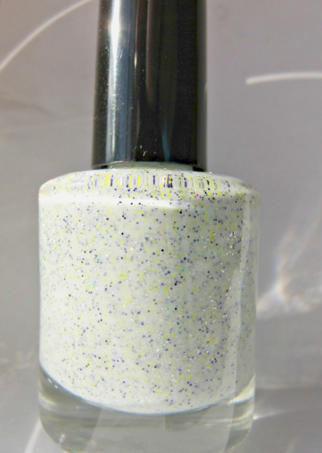 Dino Eggs Nail Polish -  Large bottle - MICRO glitter - Holographic - Handmade