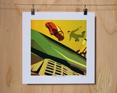 Better and Happier - Digital Illustration Art Print