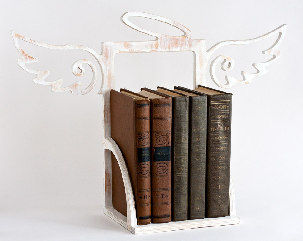 Wood bookshelf, Wooden Book shelf, Kids furniture, shelf for nursery, Wall bookshelf, Shabby chic furniture, Wood, Furniture Shelf, gift