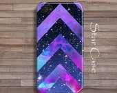 iPhone 4/ 4s and 5 Case - Cell Phone Cover - Galaxy Nebula Geometric iPhone 4 5 Hard Case- Aztec Navajo Space iPhone Cover - Blue Tribal