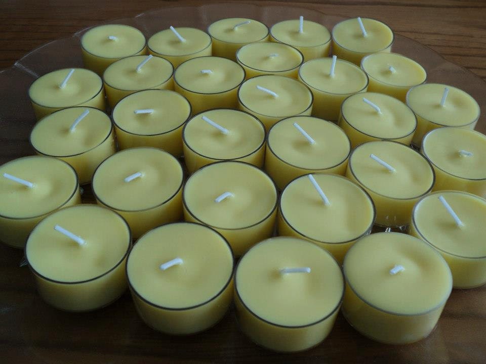 Sicilian Lemon - 100% Soy Tea Lights