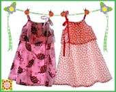 Silly Milly Girls Dress PATTERN, 2 to12y, Sewing Patterns for Children, Toddler, PDF, Tutorial, Craft Supplies