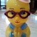 Vintage Knickerbocker Plastic Bunny Rattle