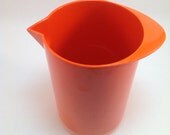 Vintage Mid Century Mod  Rosti Denmark Mix-Kande Orange Carafe Pitcher