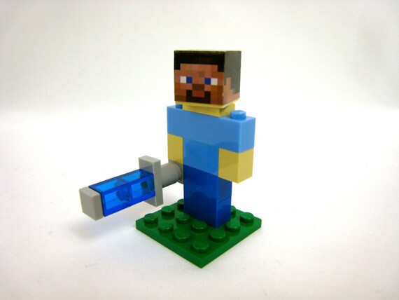 lego minecraft steve figure