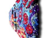 3D Art - Hand Hooked Art, Wall Hanging, Fiber Art, Rug Hooking, Hooked Rug, Home Decor, Multimedia - "Mystic's Sky" Series